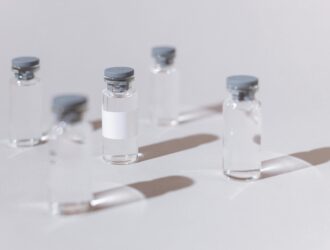 five-clear-vaccine-bottles-meningitis-vaccine