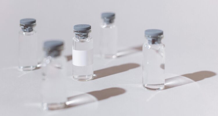 five-clear-vaccine-bottles-meningitis-vaccine